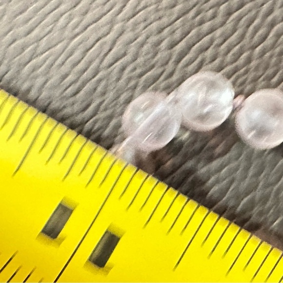 Vintage CROWN TRIFARI Single Strand Retro 50’s Lucite Necklace 22’ Total 0776 p - Picture 3 of 5